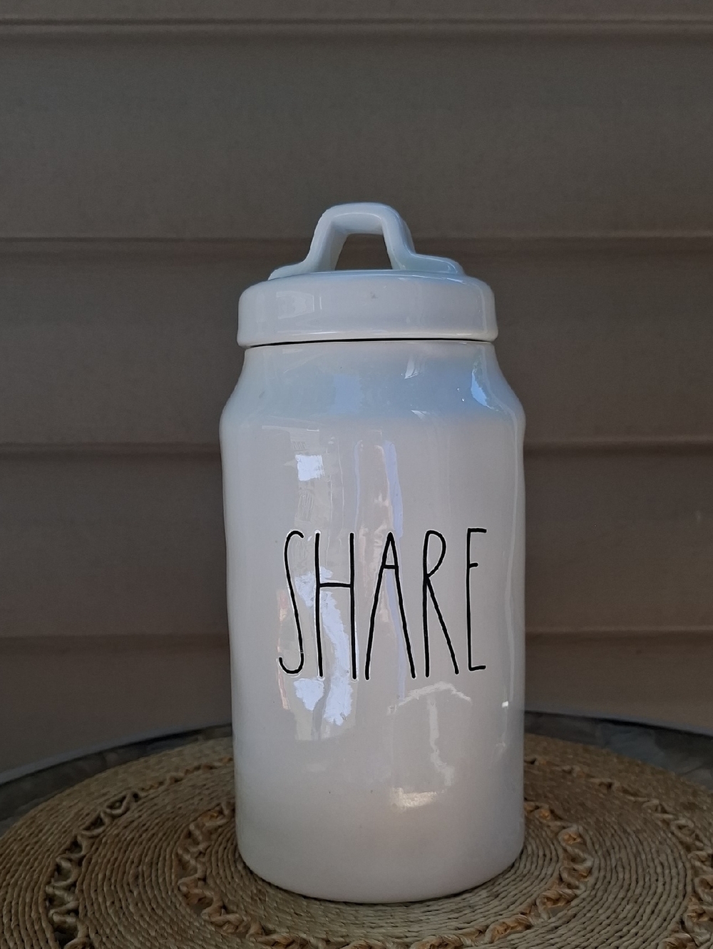 Rae Dunn Artisan Collection “Share” Ceramic Container (Please Read)